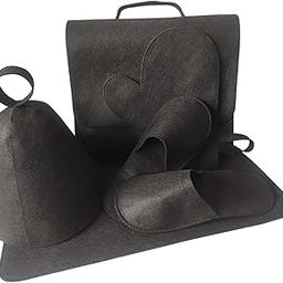 MERISHOPP™ 5X Sauna Hat Set Accs Headgear Sauna Gloves for Bath House Shower Steam Room|Home & Garden|Yard, Garden & Outdoor Living|Pools & Spas|Saunas-image-71