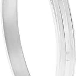 swashaa Milo Men's Kada | Solid Band Bracelet | Stainless Steel | Dual-Line Etched Detailing | Men, Husband & Boys | Casual, Formal & Party-picture-8