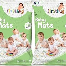 FIRSTHUG Baby Disposable Underpad | Changing Mats | Changing Pads | Waterproof Diaper | Breathable Underpads | Bed Protector with 100% Water Proof Non Slip Back Sheet -Size : 60 * 60 Cm (Pack of-2)-image-17