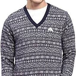 monte carlo Mens Self Design V Neck Full Sleeve Pullover (1243173VN)-picture-32