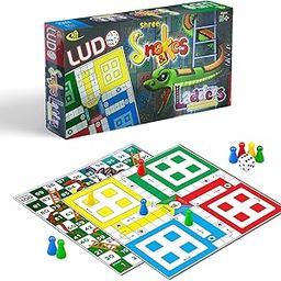 Kids Mandi Ludo and Snake and Ladder Board Game | 10 Inch Play Board | Ludo Game | Saap Seedhi Travel Board Game for 5 Years and up Multicolor-6