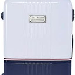 Twins Pro Medium Hard Luggage- White&Navy |Check-in Trolley Bag with TSA Lock | 360° Spinner Double Wheels | Telescopic Handle | Polycarbonate Hardshell Suitcase | 67cm | 76L Capacity-picture-52