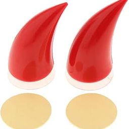 Enakshi® 2pcs Motorcycle Helmet Horns Devil Horns with Sucker for Red|Parts & Accessories | Apparel & Merchandise | Helmets & Headwear | Helmets-image-3