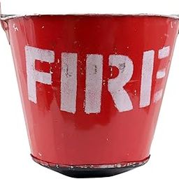 Petrosmart Solution Steel Fire Bucket for Fireplace Outdoor Purpose (Color: Red, Capacity-9Litre, Heavy Material)-image-23