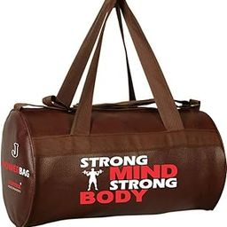 Jupiter Duffel Bag, Gym Bag for Men/Women, Round Brown-21
