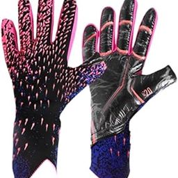 ATORSE Football Goalkeeper Gloves Non Slip Training Gloves for Outdoor Games Sports Pink Size 10-image-9