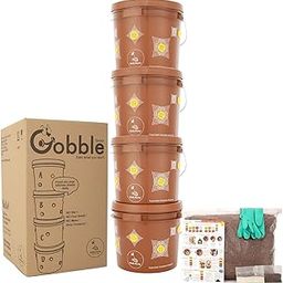 Daily Dump Gobble Senior Aerobic Compost Kit (15 litres x 4) I Easy & Smell Free I for Converting All Kinds of Kitchen Food Waste Into Fertilizer (Manure)-picture-18