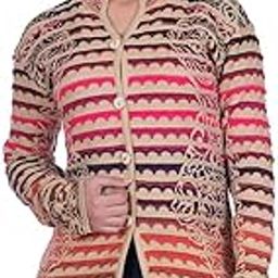Women's Winter wear Multicolor Woolen Cardigan-image-69