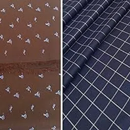 Pri & Su CottLinns Combo of Cotton Printed Shirt Fabric 800046 & Trouser 900126-image-13