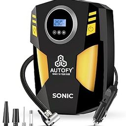 Autofy Sonic with AUTO Cut Digital Car Tyre Inflator 150PSi Portable Air Compressor Pump with Emergency LED Light (120W – with Copper Coil Motor & 22mm Metal Cylinder)-32
