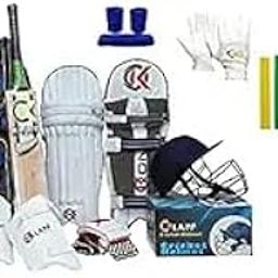 Klapp Duffel Complete Cricket kit with Sppoflly Stump, Base and bails (Kashmir Willow) (‎Boy's Set of 5 NO (Ideal for 10-12 Year))-image-37