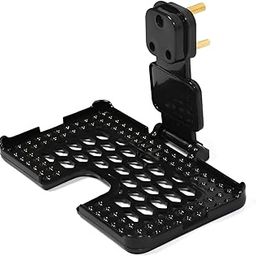 INEFABLE Wall Mount Charger Holder Multi-Purpose Stand with 3 Pin Plug Just Fit in Soket and Hang for All Mobile Phones and Smart Watches - Black - Pack of 1-44