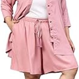 Women's Plus Sizes Rayon Co ord Set for Women Western (Plus Sizes 2XL to 7XL)-image-51