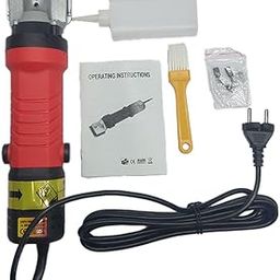 Professional Horse Electric Hair Grooming Clipper (1000-W) with Accessories, Red-image-89