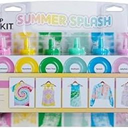 Tulip One-Step Tie-Dye Kit, Summer Splash, Easy Party Activity, DIY Fashion Designs, 8-Color-image-36