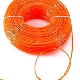 SN 2.4mm 50Mtr Round Trimmer Nylon Line 2.4mm x 50 Meter Loose Loops Brush Cutter Grass Cutter Compatibale with GT Shakti Green Garden 2 Strock 4 Strock Brush Cutter-picture-25