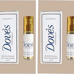 Dove's Original French Fragrance Roll-On Perfume, Alcohol-Free, 6 ml pack of 2-picture-40