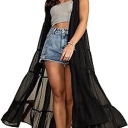 Women Longline Georgette Shrug-image-61