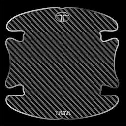 BFRC 3D Gel Finish Car Door Carbon Fiber Handle Cup Scratch Guard Sticker Universal for Specific Brand (Pack of 2) (MRDRCFVAR) (ALTROZ_Punch_TATA)-22