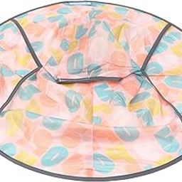 NUOBESTY Kids Haircut Cape Hair Cutting Umbrella Salon Hair Cutting Cloak Children Hair Styling Apron Hairdresser Styling Cape Pink-25