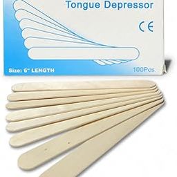 OTICA Non-Sterile Disposable Wooden Tongue Depressors – 100 Pcs Pack | Smooth Wooden Spatulas for Dental Clinics, Waxing, Hair Removal, Ointment Application |Hygienic & Versatile Medical Grade Sticks-image-69