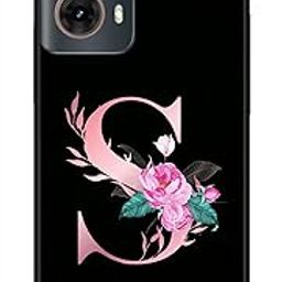 NDCOM for Motorola Moto G85 5G Back Cover S Alphabet Pink Letter Printed Metal Case-image-37