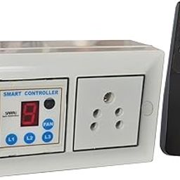 Sarru CRS, Complete Remote Electric Switch Board Controller with 1 Smart Fan Regulator, 2 Lights, 1 5Amp Socket, Timer and Sleep Mode.-picture-14