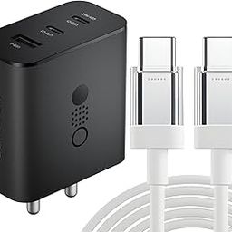 CMF 65W GaN Charger Adapter & Nothing Type C Cable Compatible with CMF Phones/Nothing Phones and All Model Support Adapter & Cable Combo Set (Black)-16