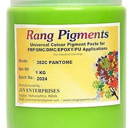 Rang Pigments I Pigment Paste For Epoxy Applications I Ideal For Epoxy Art l Shade RAL 382C Pantone 1 KG-11