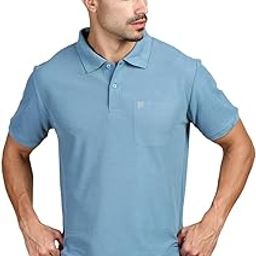 Men's Solid Regular Fit Polo Shirt-image-1