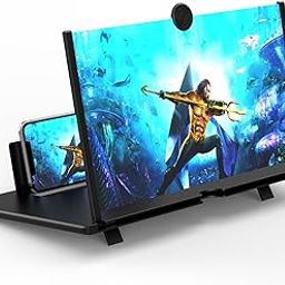 18" Screen Magnifier for Cell Phone ， 3D HD Magnifying Projector Screen Enlarger Expanders for Movies, Videos and Gaming ， Foldable Phone Stand with Screen Amplifier，Compatible with All Smartphones-picture-22