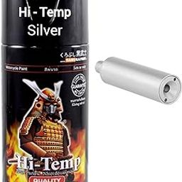 Samurai Kurobushi Spray Paint #H1***- Hi Temp Silver Heat Resistant for Silencer (D-I-Y)- 300ml, Matt Finish-image-53