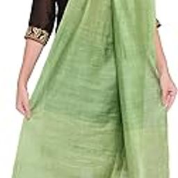 Women's Cotton Silk Green Dupatta-image-87
