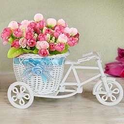 TiedRibbons® Cycle Shape Flower Vase with Flower Bunches-image-28