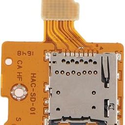 Ubervia® Replacement Part TF SD Memory Card Slot Socket Reader for Nint, endo Switch NS-12