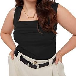 Pleated Square Neck Sleeveless Vest Top for Women | Knitted Soft & Skin-Friendly Fabric | Stylish & Elegant Design | Slim Fit & Comfortable-image-13