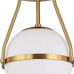 Mid-Century Modern Globe Semi Flush Mount Ceiling Light Fixture Gold Globe Ceiling Light Fixture Globe Ceiling Lamp Flush Mount-picture-25