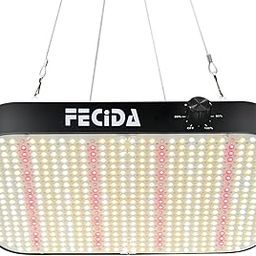 FECiDA 600W LED Grow Light Dimmable, 2022 Best LED Grow Lights for Indoor Plants Full Spectrum, Seed Start Seedlings Vegetable Pepper Hanging Grow Lights-picture-31
