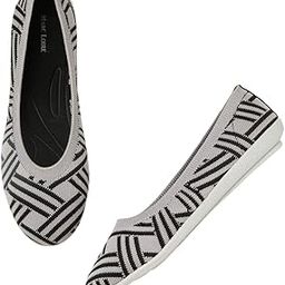 Women's Athleisure Lightweight Breathable Knitted Active Wear Slip on Comfortable Casual Flat Shoes for Walking, Athletic, Gym, Work, etc.-32