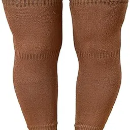 pinkit Wool Warm Winter Protective Knee Socks for Unisex Adults Color- Brown (Pack of 1 Free Size)-picture-26