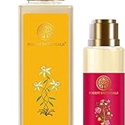 Forest Essentials After Bath Oil Iced Pomegranate & Kerala Lime & Forest essentials Silkening Shower Wash Mashobra Honey & Vanilla Combo-90