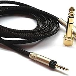 Replacement Audio Upgrade Cable for Sennheiser HD598 / HD558 / HD518 / HD598 Cs / HD599 / HD569 / HD579 Headphones 1.5meters/4.9feet-image-36