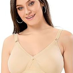 Women's & Girl's Seamless Cotton Non Padded Non-Wired Full Coverage D-Cup T-Shirt Bra-picture-21