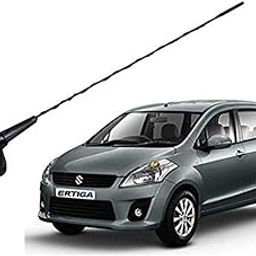 Auto Pearl - Vehicle Roof Mount Rubber Antenna Mast Flexible Car Antenna with Anti-Theft Design and Car Wash Safe - Black - Ertiga-31