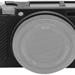 Elfog RX100 VII Case,Soft Silicone Protective Cover Protector Skin for Sony DSC-RX100 III RX100 V RX100 IV RX100 VII Digital Camera (Black)-picture-19