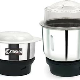 krisha stainless steel 2 combination jar coffee and Chatuny jar-image-17
