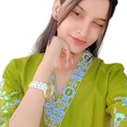 Women's Lime Green Cotton Salwar Suit Set with Floral Embroidery, V-Neck, 3/4 Sleeves-picture-1