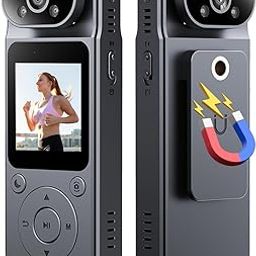 Camnoon 1080P Body Camera with Audio Video Recording, Portable Mini Body Camera, Magnetic Back Clip for Law Enforcement, Personal Travel, Outdoor Sports-image-65