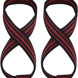 VGEBY Weight Lifting Strap, Soft Nylon Figure 8 Weight Lifting Belt Gym Training Support Hand Protective Sleeves(M)-29