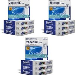 Rusan 2baconil Nicotine Transdermal 21mg/24h (Step 1) | Pack of 12 | 84 Patches | Helps to Quit Smoking | Three Month Nicotine Replacement Therapy Plan-3